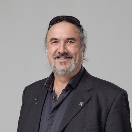 Bruno Adam Wolf, lächelnd.