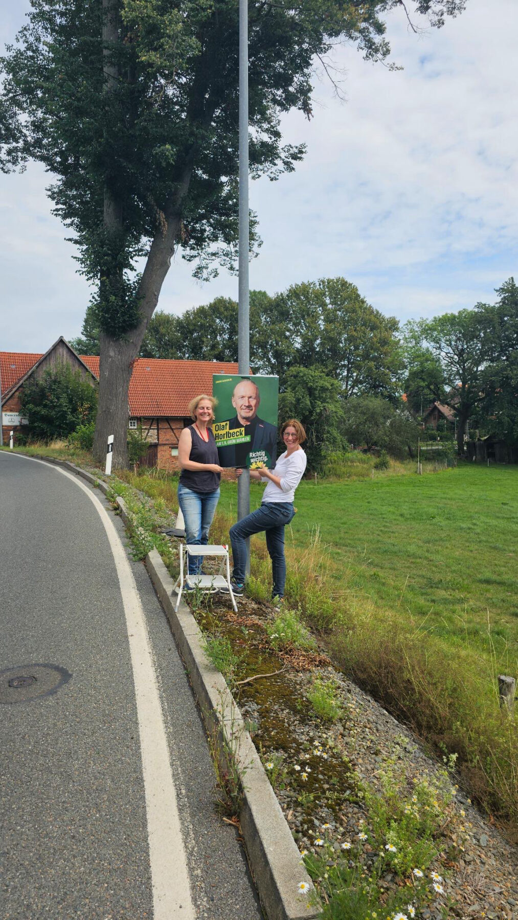Plakatieren in Sachsen, Wahlkampfurlaub
