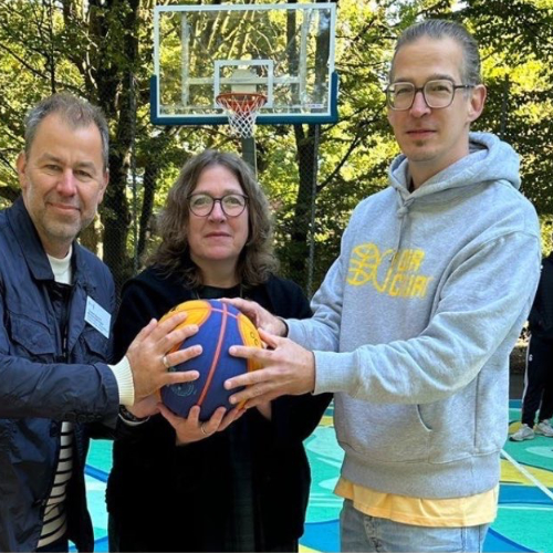 Neuer Basketballplatz in der List