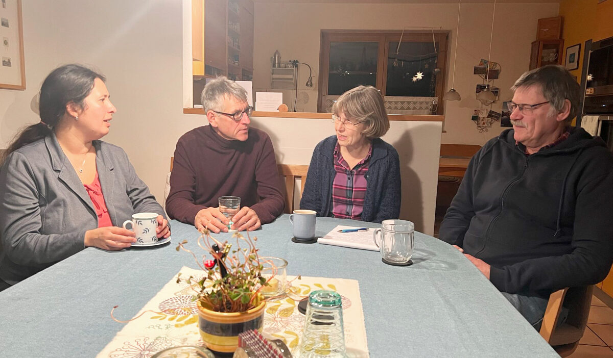 Küchentisch Gespräch in Döhren-Wülfel mit Sebastian Hoff, Mira Fels und David Diehl