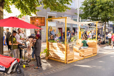 öffentlicher Raum in der Stadt Hannover