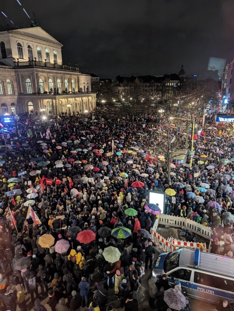 Demo gegen rechts