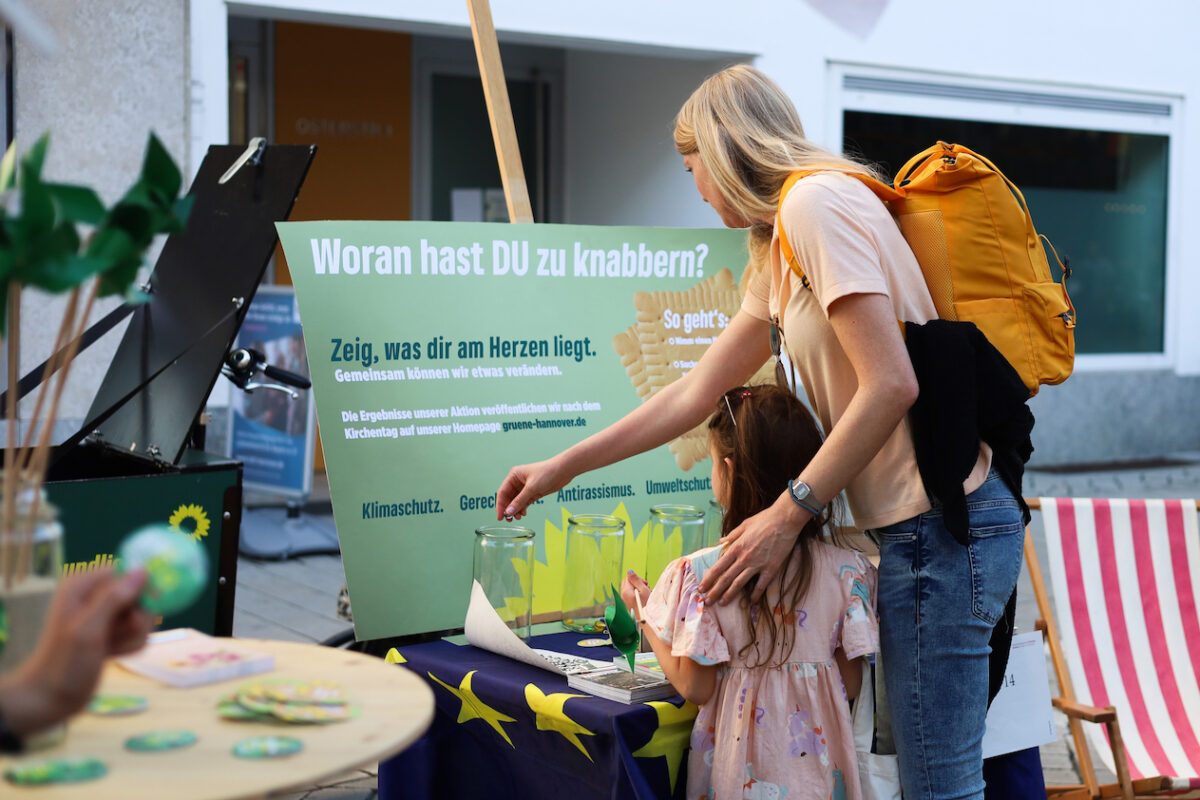 Woran hast du zu knabbern? Abstimmung zum Abend der Begegnung beim Kirchentag 2025
